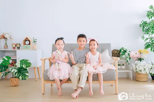 家族全家福作品：兩代・5 人